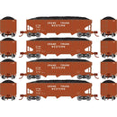 PREORDER Athearn ATH28574 N 40' Offset Coal Hopper With Load, GTW
