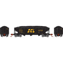 Athearn ATH28576 N 40' Offset Coal Hopper With Load, SCL