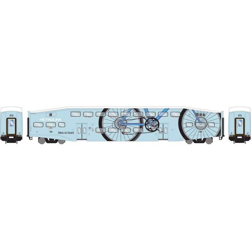 PREORDER Athearn ATH28581 N Bombardier Cab, Coach Car, Special Bikes - SCAX