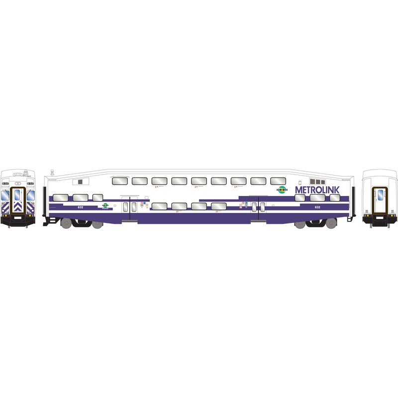 PREORDER Athearn ATH28582 N Bombardier Cab, Control Car, As Delivered - SCAX