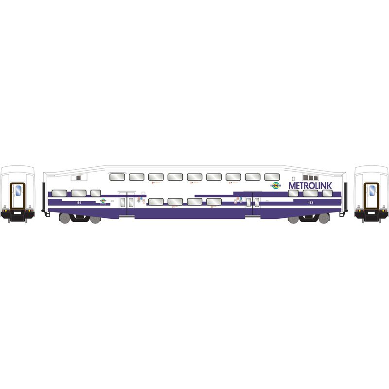 PREORDER Athearn ATH28583 N Bombardier Cab, Coach Car, As Delivered - SCAX