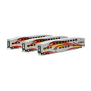 Athearn ATH28593 N Bombardier Cab, Coach Cars, NMRX