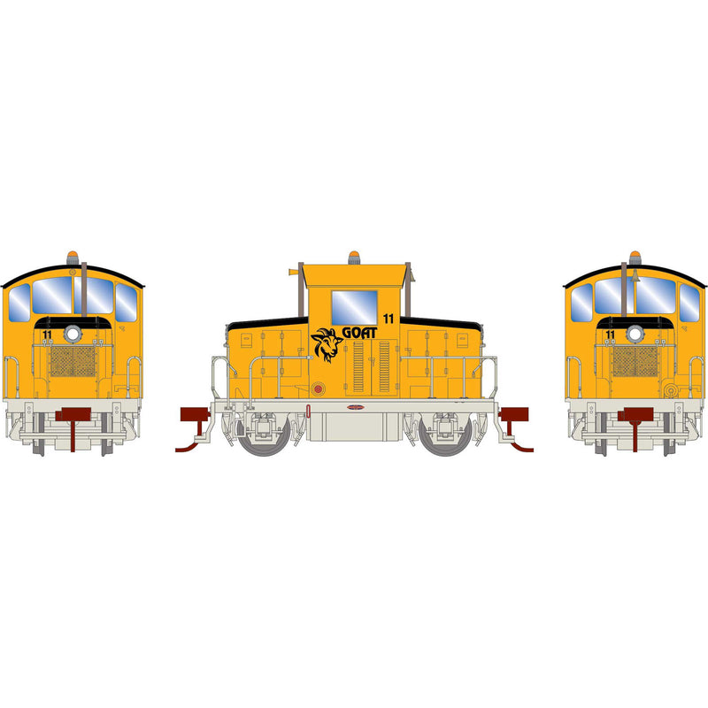 PREORDER Athearn ATH28743 HO EMD Model 40 DCC Ready, Yellow Shop Goat