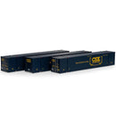 Athearn HO 28996 53' Jindo Containers, CSX