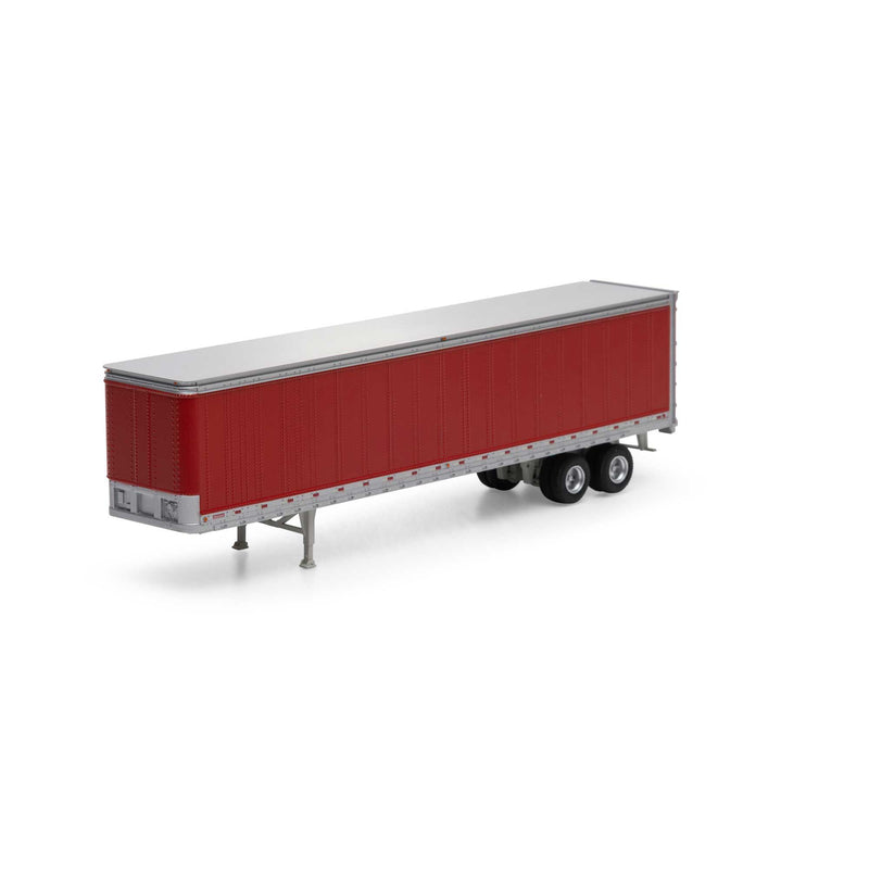 PREORDER Athearn ATH29081 HO 45' Smooth Side Trailer, Red