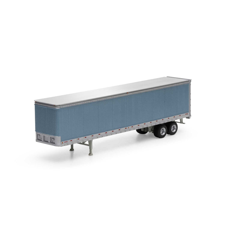 Athearn ATH29082 HO 45' Smooth Side Trailer, Metallic Blue
