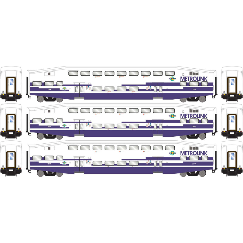 PREORDER Athearn ATH29706 HO Bombardier Cab, Coach Car, As Delivered - SCAX