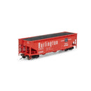 Athearn ATH33080 HO 40' Offset Coal Hopper With Load, CB&Q