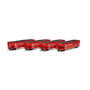 Athearn ATH33082 HO 40' Offset Coal Hopper With Load, CBQ