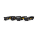 Athearn ATH33090 HO 40' Offset Coal Hopper With Load, SCL
