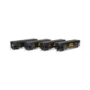 Athearn ATH33091 HO 40' Offset Coal Hopper With Load, SCL