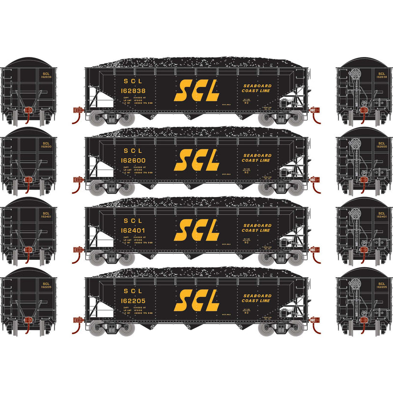 PREORDER Athearn ATH33091 HO 40' Offset Coal Hopper With Load, SCL