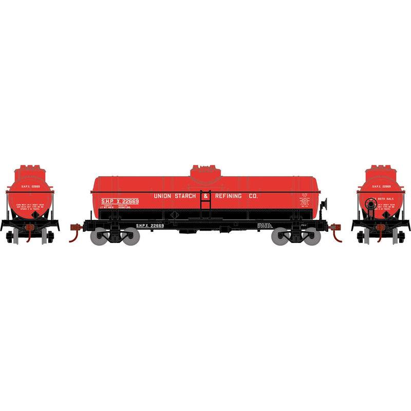 PREORDER Athearn ATH3380 HO 1-Dome Tank, Union Starch/SHPX