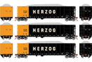 Athearn N 3879 Thrall High Side Gondolas with Loads, Herzog