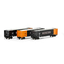 Athearn N 3879 Thrall High Side Gondolas with Loads, Herzog