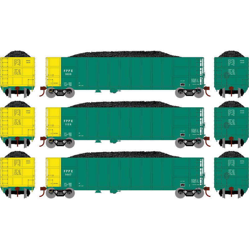Athearn ATH3886 N Thrall High Side Gondola w/Load, FPPX
