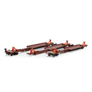PREORDER Athearn ATH41098 HO 57' Trinity Spine Car, BNSF