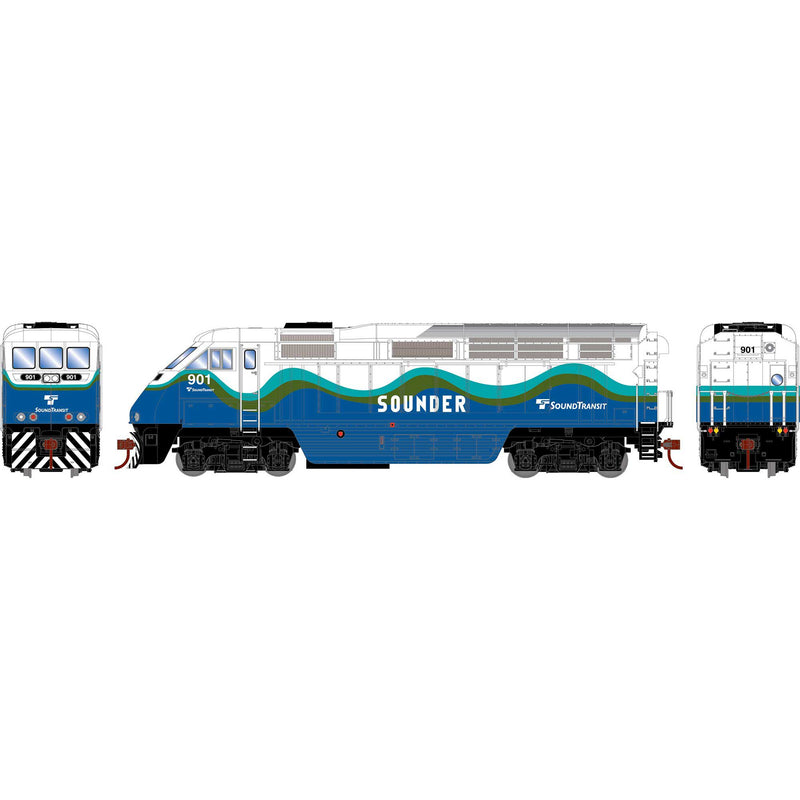 PREORDER Athearn ATH64952 HO F59PHI Locomotive With DCC & Sound, SDRX