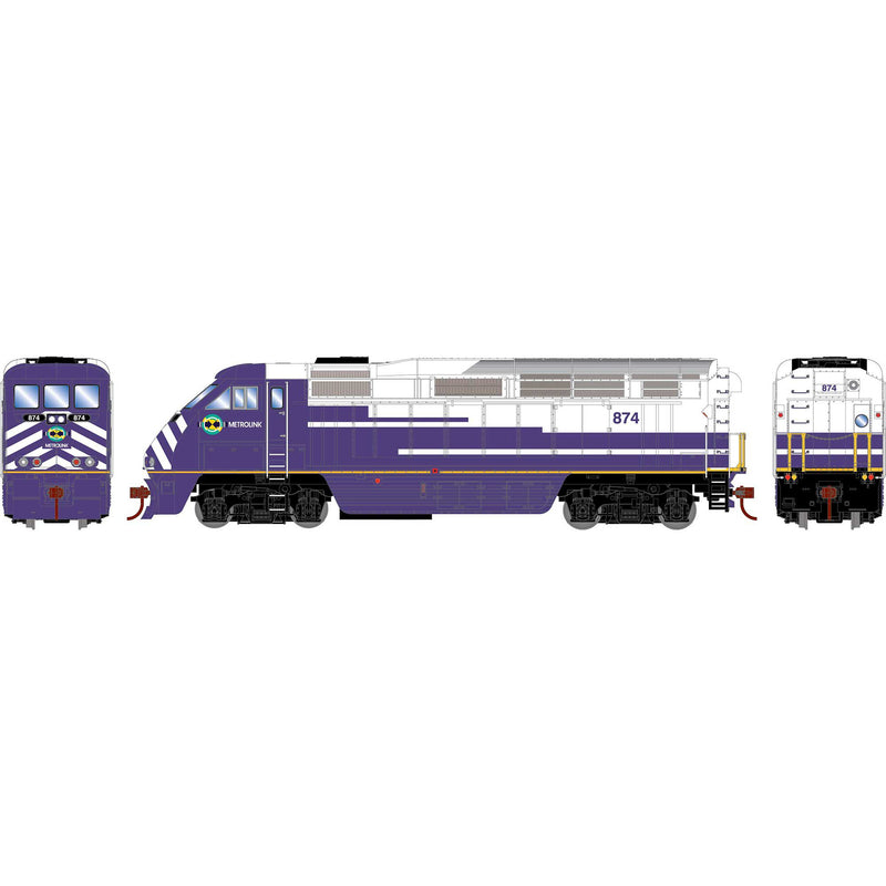 PREORDER Athearn ATH64958 HO F59PHI Locomotive With DCC & Sound, LL SCAX