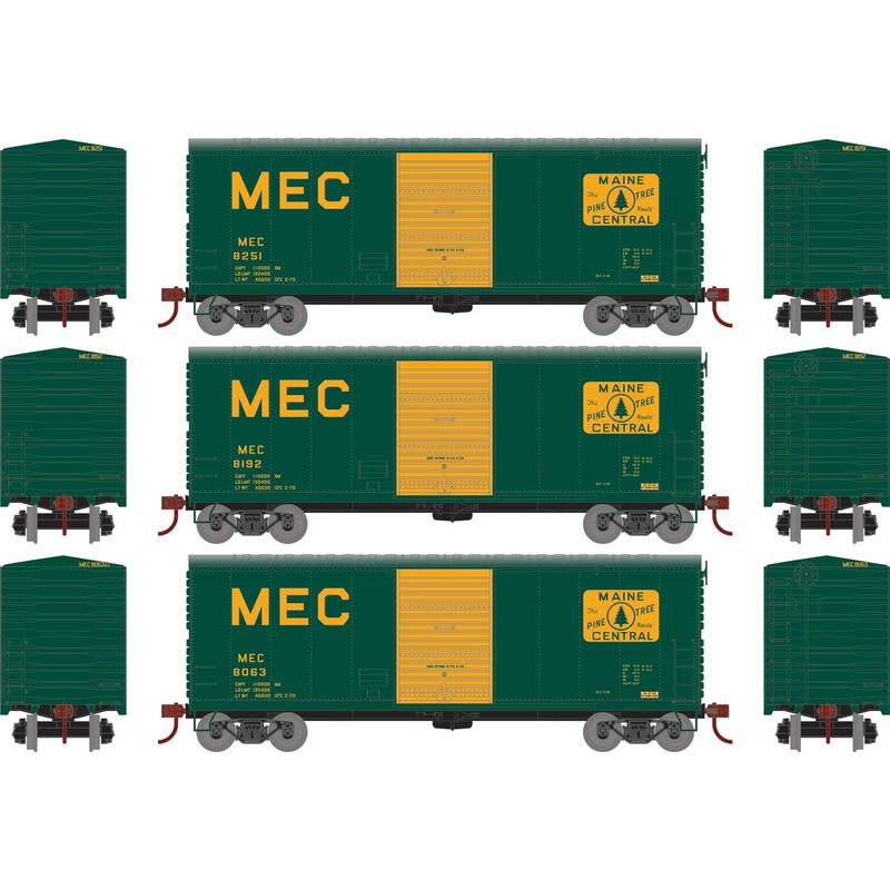 PREORDER Athearn ATH67974 HO 40' Modern Box Car, MEC
