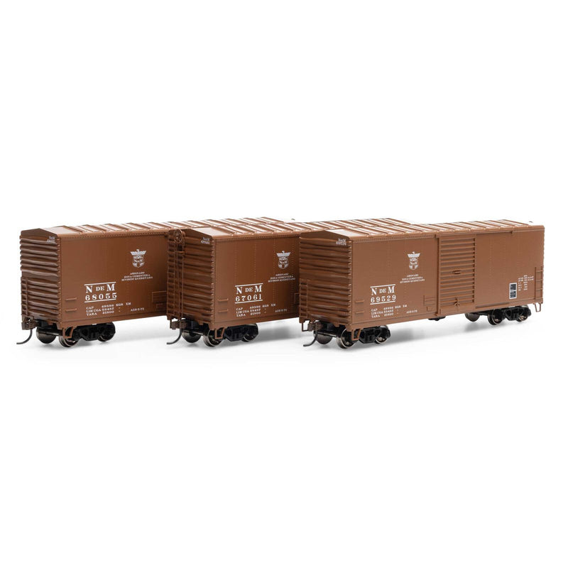 Athearn ATH67980 HO 40' Modern Box Car, NdeM