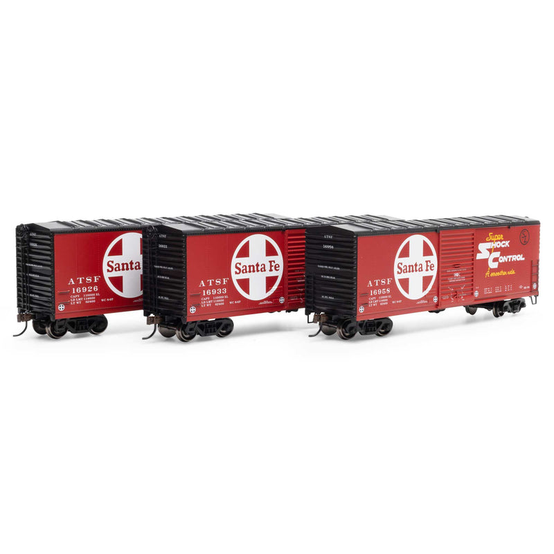 PREORDER Athearn ATH69435 HO 40' Modern Box Car, ATSF