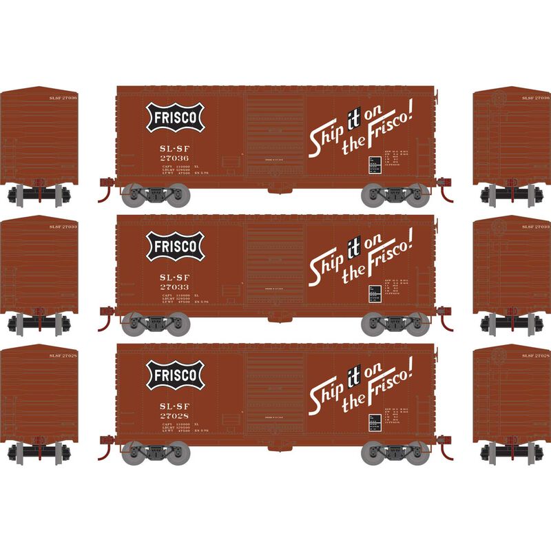 PREORDER Athearn ATH69447 HO 40' Modern Box Car, SLSF