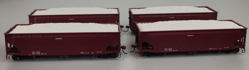 Athearn ATH7092 HO RTR 40' Offset Hopper w/Load,Data/Brown No