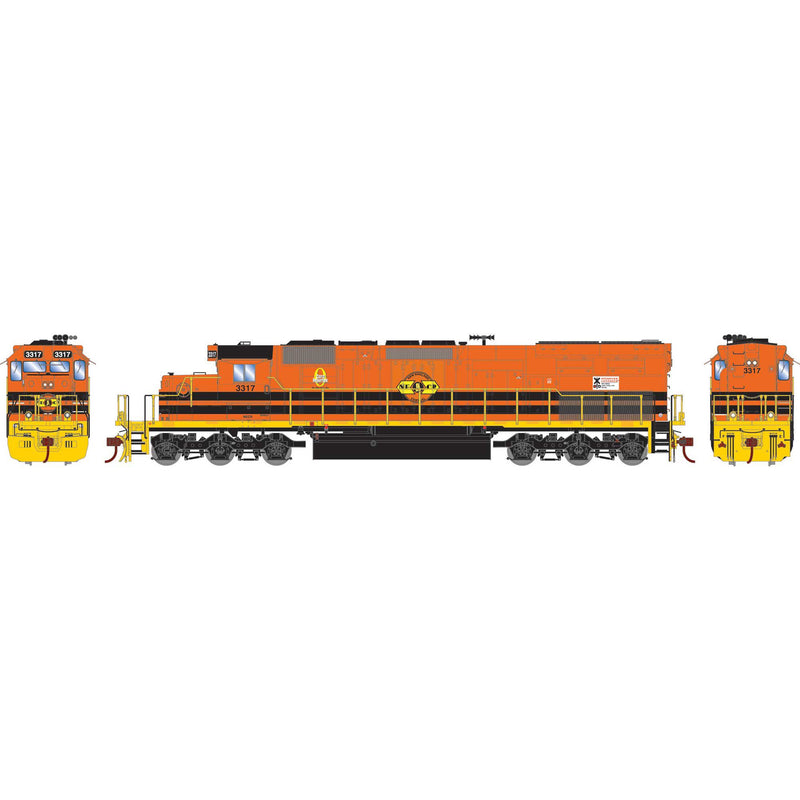 PREORDER Athearn ATH71856 HO SD40T-2 Locomotive With DCC & Sound, NECR