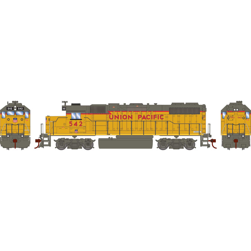 PREORDER Athearn ATH72196 HO GP38-2 Locomotive, Sound-Ready With Speaker, UP