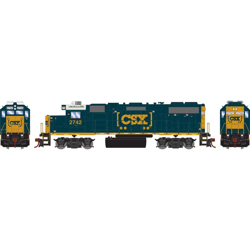 PREORDER Athearn ATH72200 HO GP38-2 Locomotive, Sound-Ready With Speaker, CSX