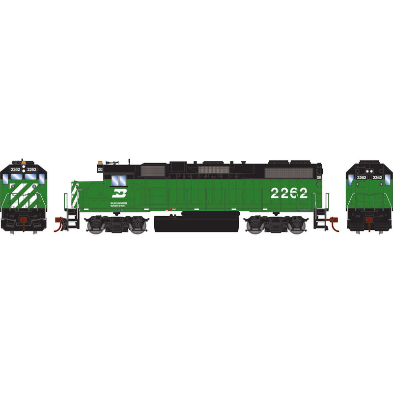 PREORDER Athearn ATH72202 HO GP38-2 Locomotive, Sound-Ready With Speaker, BN