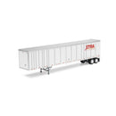Athearn ATH72820 HO 53' Wabash Plate Trailer, XTRA