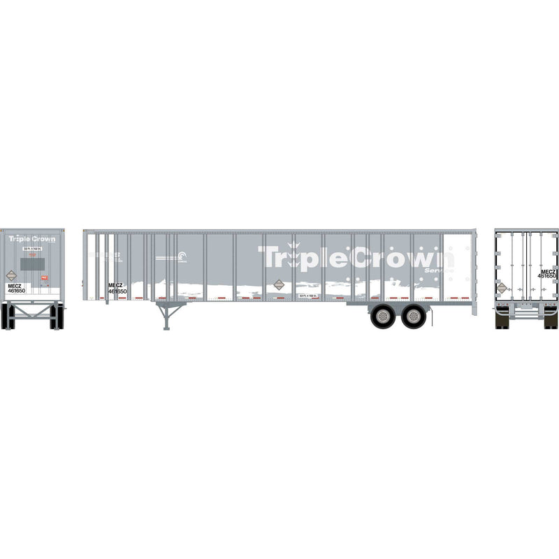 PREORDER Athearn ATH72821 HO 53' Wabash Plate Trailer, MECZ