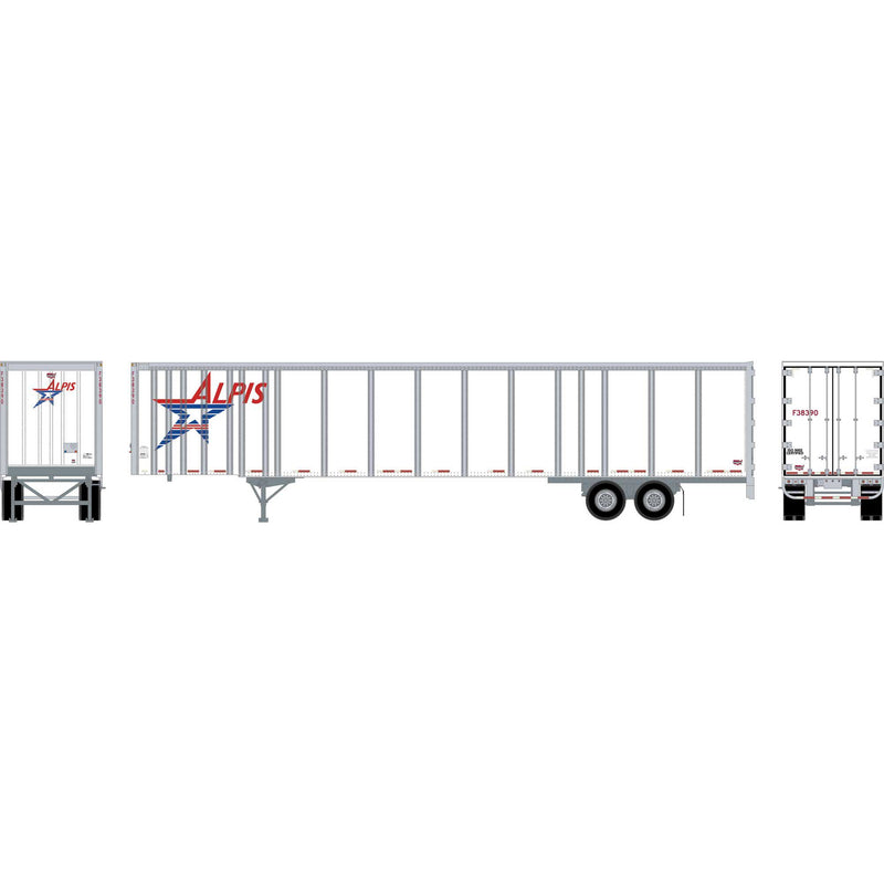 PREORDER Athearn ATH72825 HO 53' Wabash Plate Trailer, Alpis