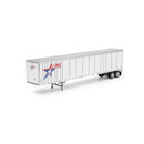 Athearn ATH72826 HO 53' Wabash Plate Trailer, Alpis