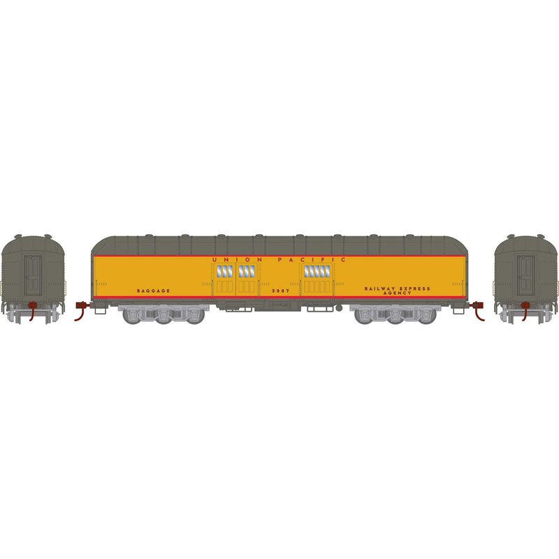 PREORDER Athearn ATH73025 HO RTR Arch Roof Baggage, UP
