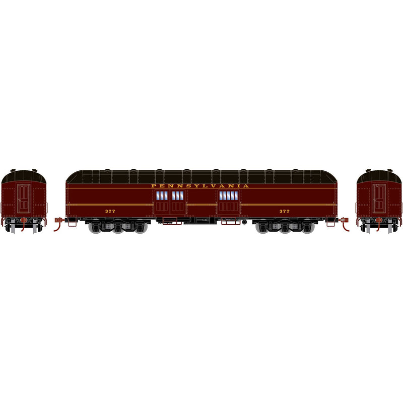 PREORDER Athearn ATH73028 HO RTR Arch Roof Baggage, PRR