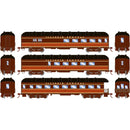 Athearn HO 73039 Arch Roof Passenger Set, Illinois Central (3)