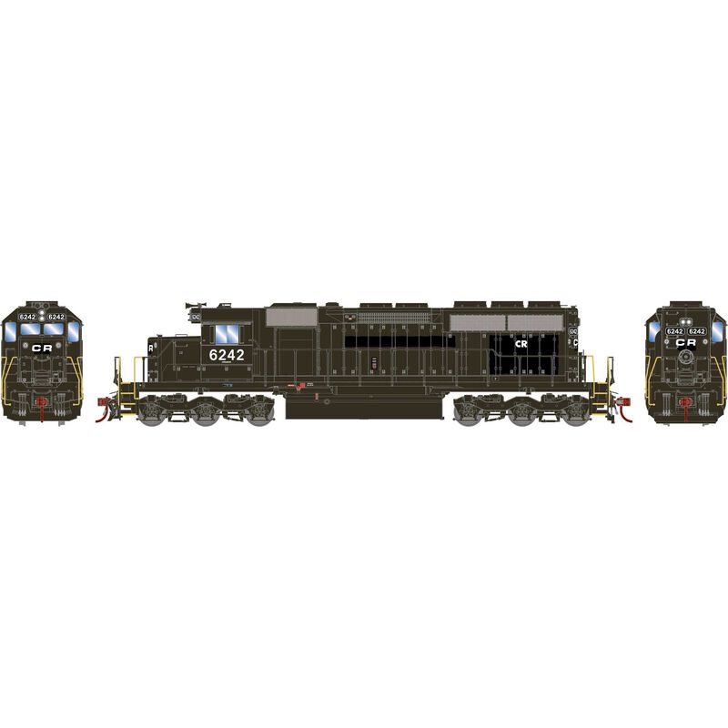 PREORDER Athearn ATH73736 HO SD40R Locomotive with DCC & Sound, CR / PC Patched