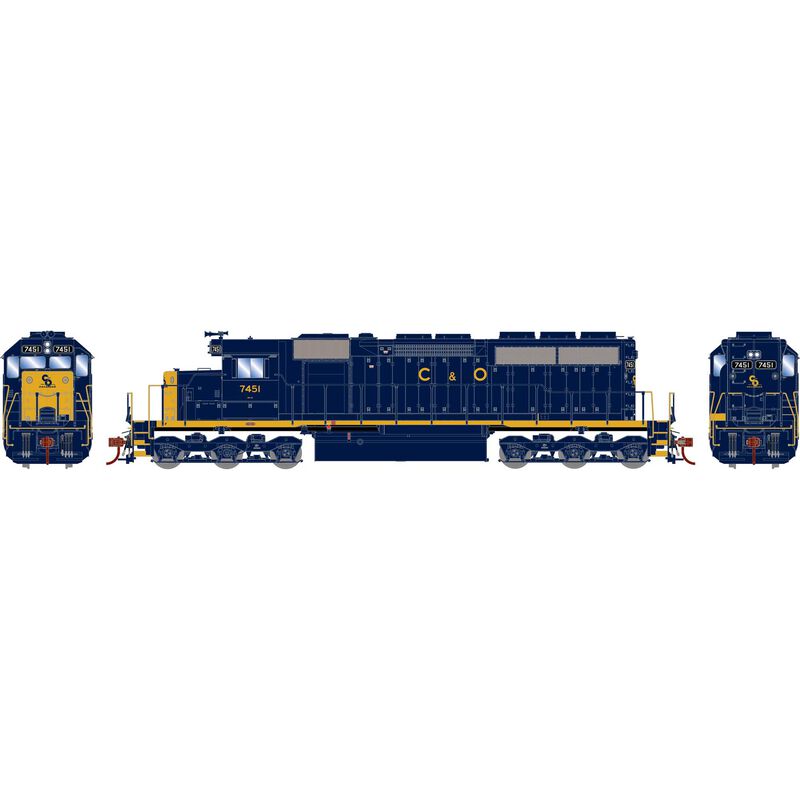 PREORDER Athearn ATH73639 HO SD40 Locomotive, C&O