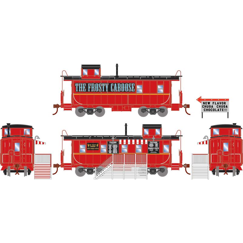 PREORDER Athearn ATH74039 HO Concession Caboose, The Frosty Caboose