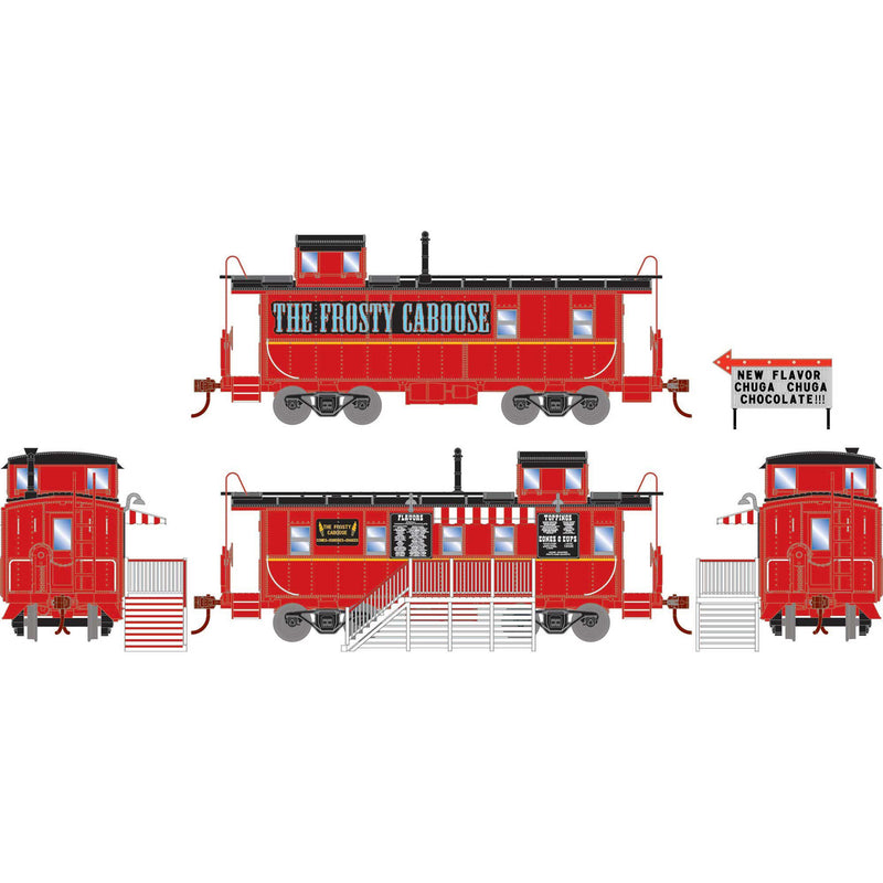 PREORDER Athearn ATH74039 HO Concession Caboose, The Frosty Caboose