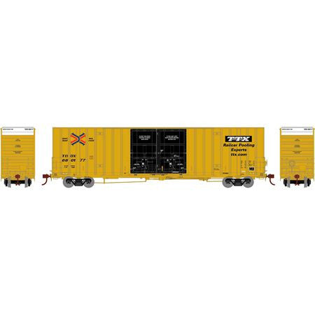 Athearn HO 75327 60' Gunderson Box Car, TTX (TBOX)