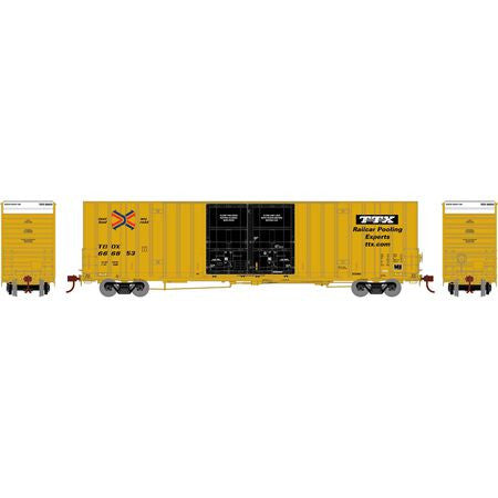 Athearn HO 75330 60' Gunderson Box Car, TTX (TBOX)