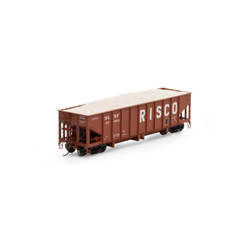 Athearn ATH7636 HO 40' Ribbed 3-Bay Ballast Hopper, SLSF