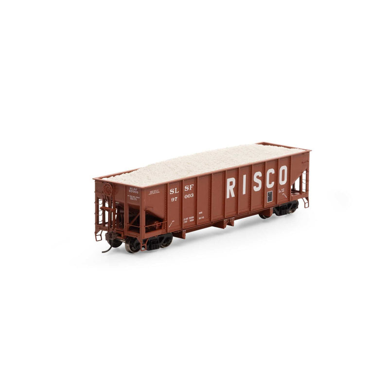 Athearn HO 7636 40' Ribbed 3-Bay Ballast Hopper, Frisco