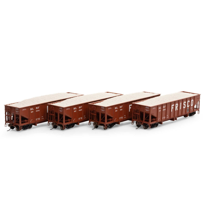 Athearn ATH7637 HO 40' Ribbed 3-Bay Ballast Hopper, SLSF