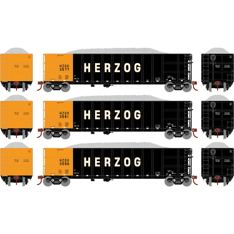 PREORDER Athearn ATH7669 HO Thrall High Side Gondola w/Load, HZGX