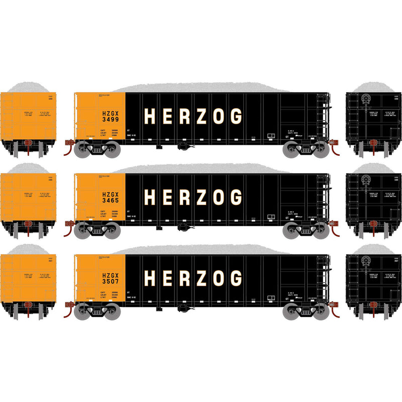 PREORDER Athearn ATH7670 HO Thrall High Side Gondola w/Load, HZGX